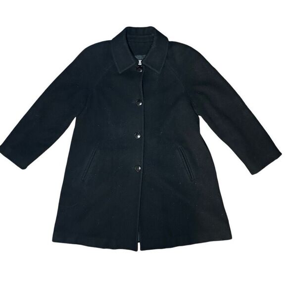 Marvin Richard’s Wool Black Pea Coat Womens Size M - Picture 1 of 6